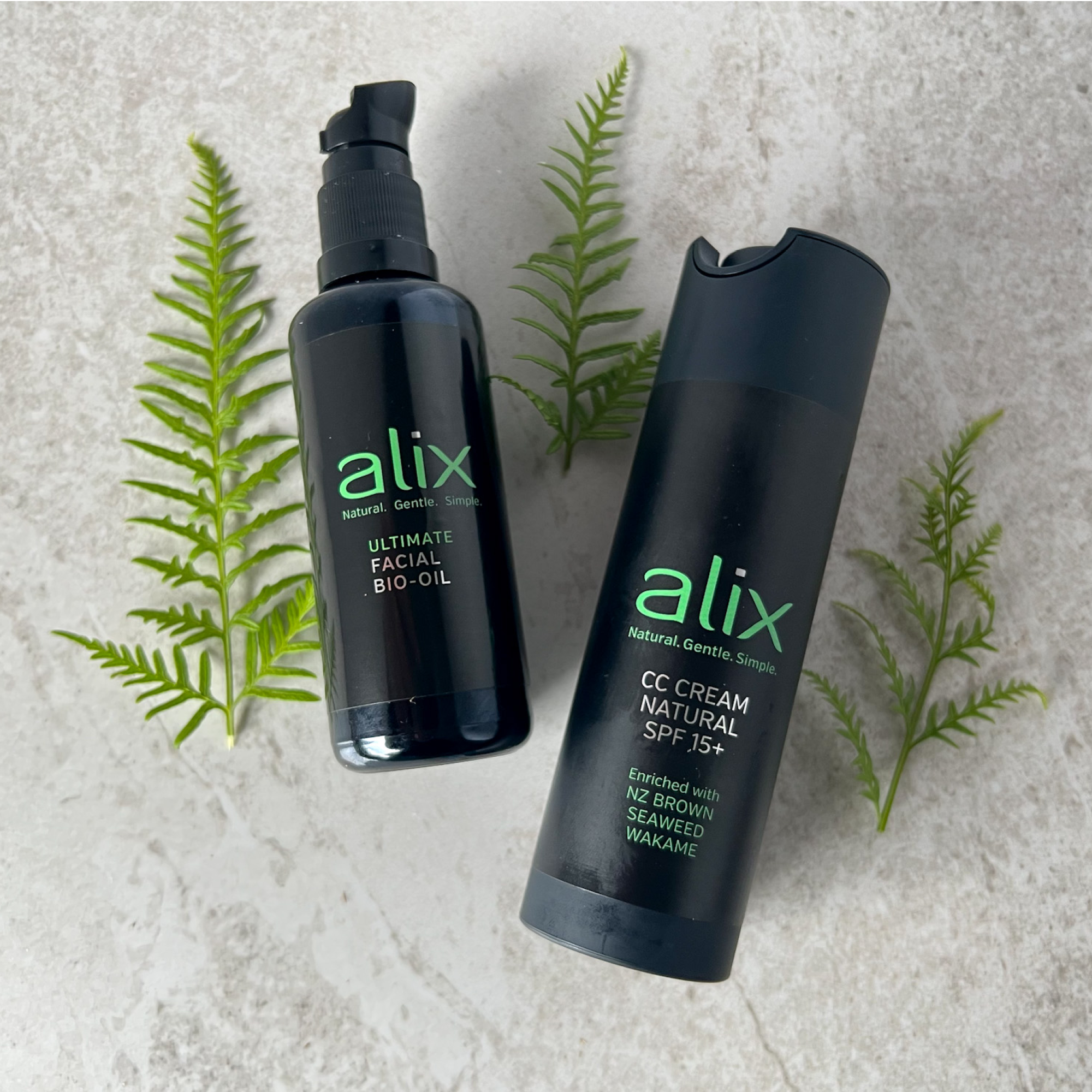 Bio-Active Face Oil + CC Cream, Natural SPF 15+ Duo