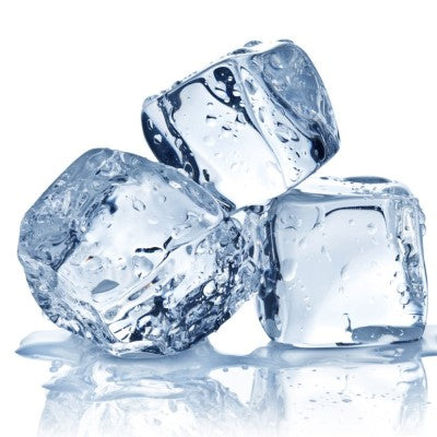 Small blocks of ice
