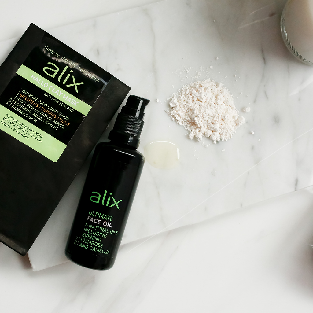 Alix Skincare Hallo Clay Mask + Ultimate Face Oil